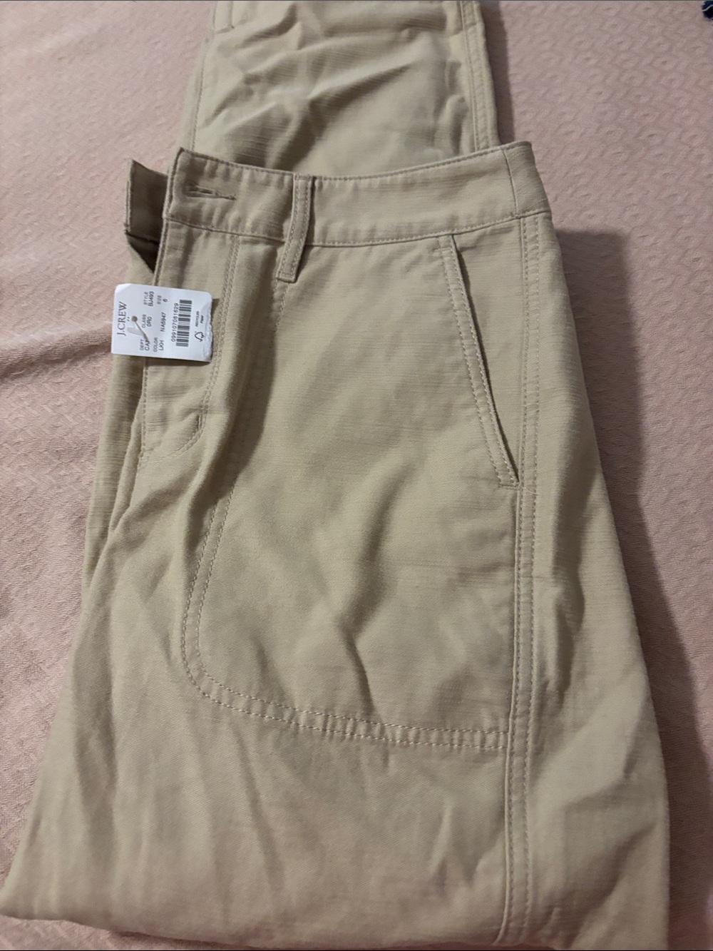 J. Crew Factory Khaki Boot Cut Pants